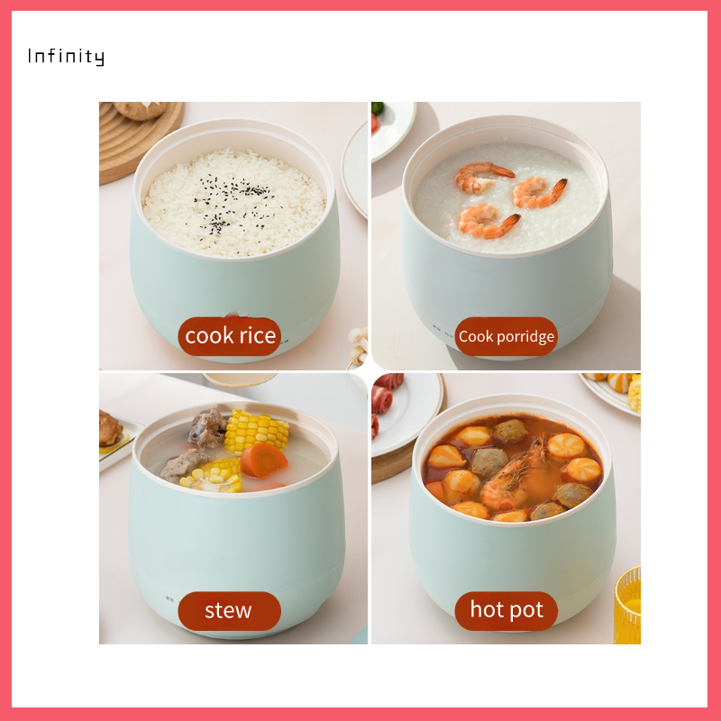 Multi-Functional Mini Rice Cooker - 1-2 Person Dormitory Pot, Non-Stick, Low Power Electric Rice Cooker for Home Use