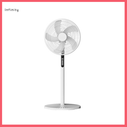 Home Stand Fan with Remote Control - Circulating Electric Fan, Large Wind Power, Small Desktop Energy-Saving Fan for Dormitories