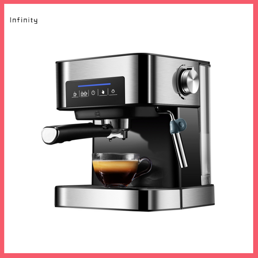 Home Small Semi-Automatic Espresso Machine - High-Pressure Steam Milk Frother, 20 Bar for Office Use