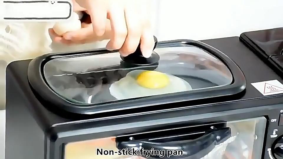 3-in-1 Breakfast Machine: Household Multifunctional Toaster Oven, Coffee Maker, and Bread Maker